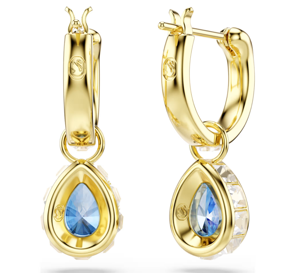 Swarovski 5757815 Orecchini pendenti Chroma Taglio Pear Blu SW004327