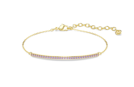 Swarovski 5757795 Braccialetto Only Taglio Round Viola SW004324