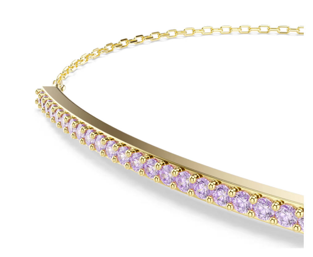 Swarovski 5757795 Braccialetto Only Taglio Round Viola SW004324
