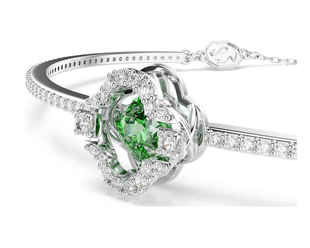 Swarovski 5757791 Bracciale rigido Una Angelic Taglio misto Verde SW004543