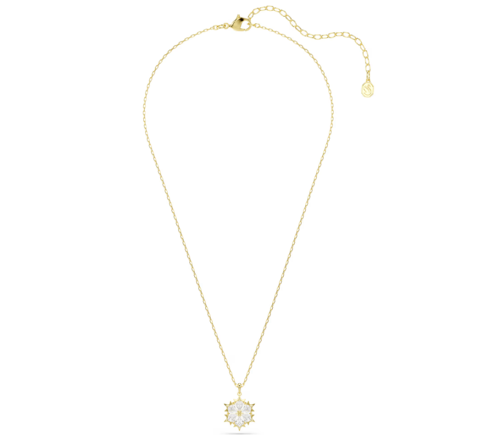 Swarovski 5757788 Pendente Magic Taglio misto, Fiocco Di Neve Bianco SW004322