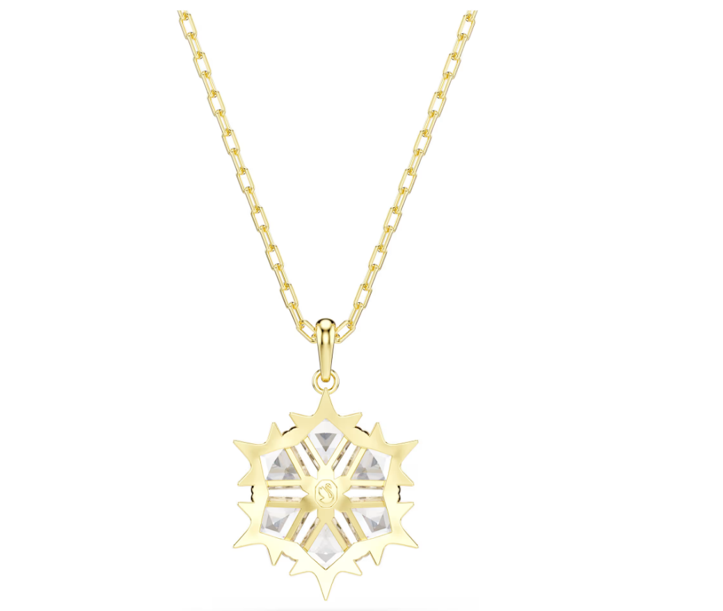Swarovski 5757788 Pendente Magic Taglio misto, Fiocco Di Neve Bianco SW004322