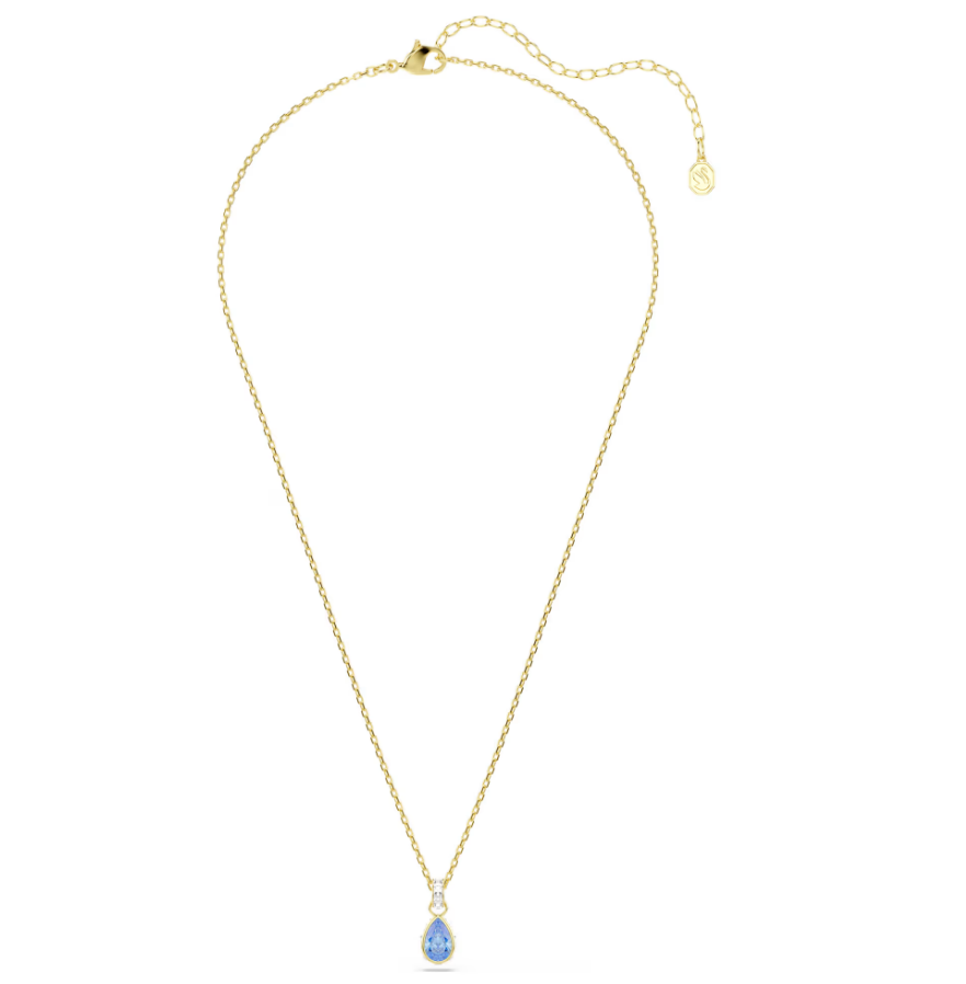 Swarovski 5757786 Pendente Chroma Taglio Pear, Blu SW004321