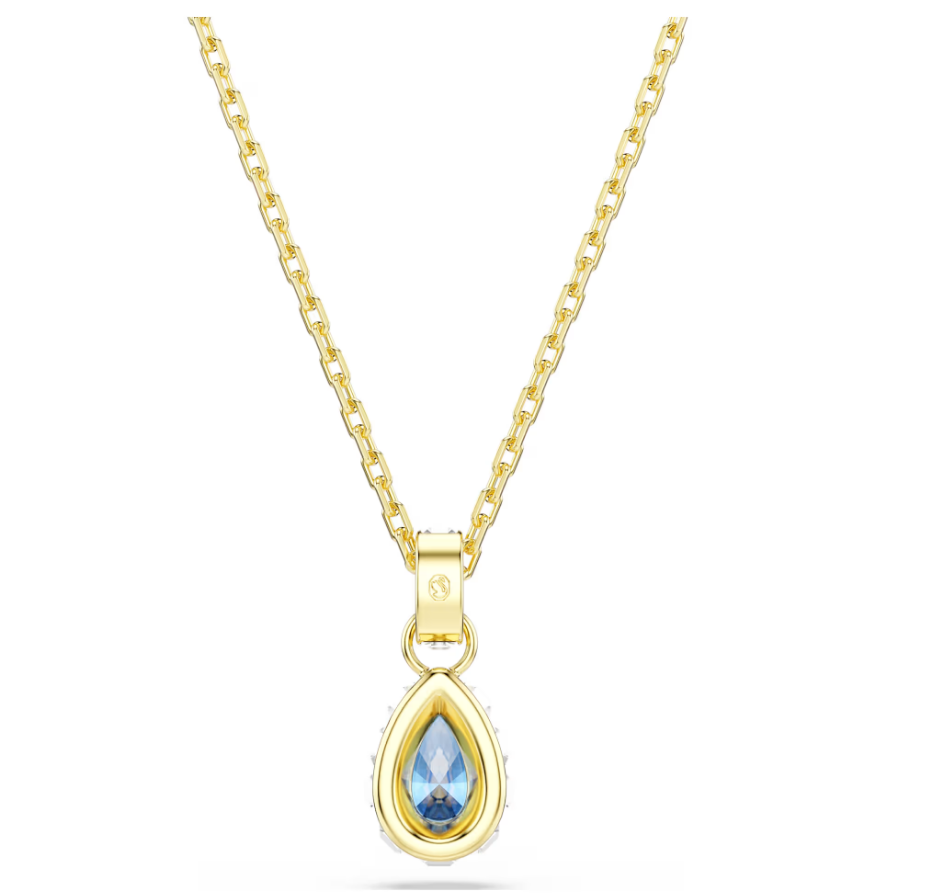 Swarovski 5757786 Pendente Chroma Taglio Pear, Blu SW004321