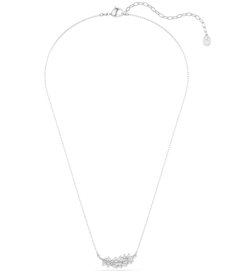 Swarovski 5756111 Pendente Vienna Taglio misto Piuma Bianco SW004538