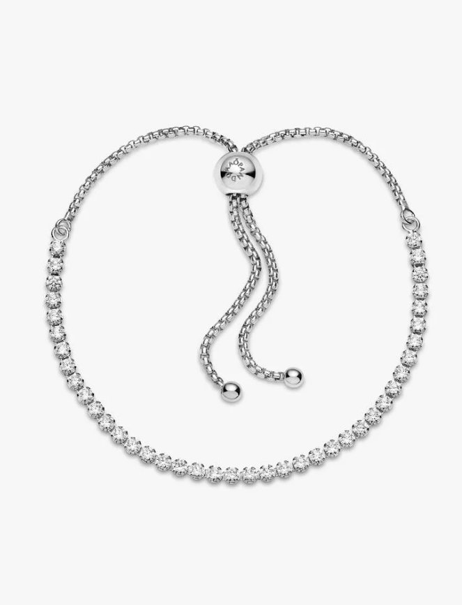 Pandora Bracciale tennis con chiusura regolabile
