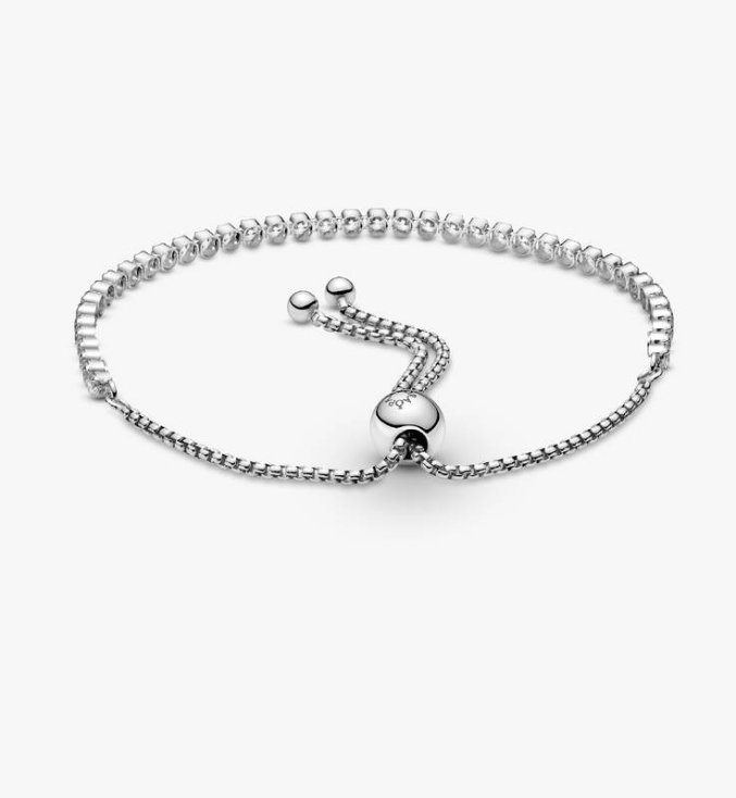 Pandora Bracciale tennis con chiusura regolabile