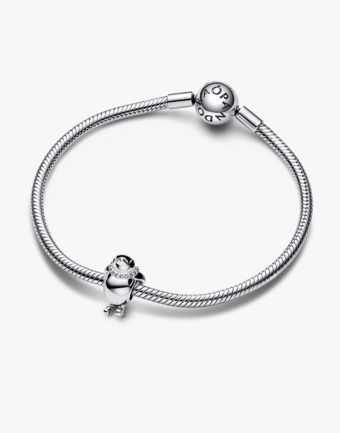 Pandora Charm Pinguino che scia
