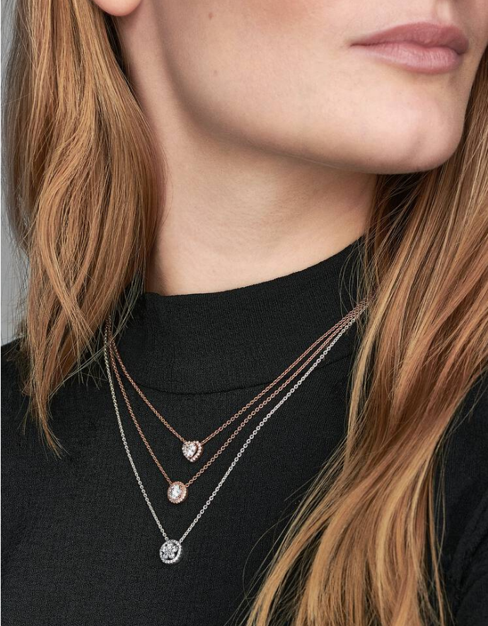 Pandora Collana Cuore in Rilievo