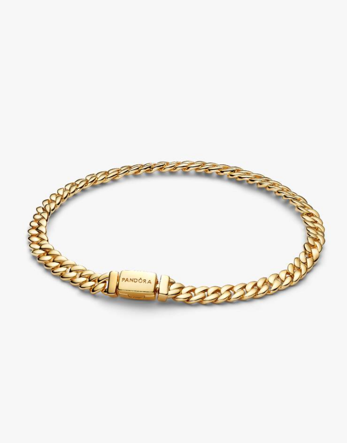 Pandora Bracciale Catena Maglia Cubana