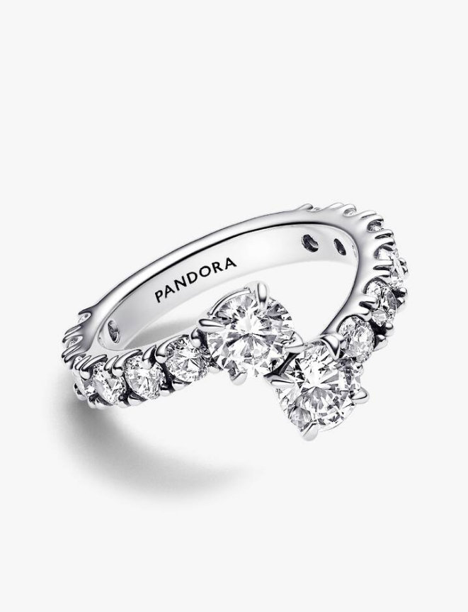 Pandora Anello Fascia Scintillante Intrecciata