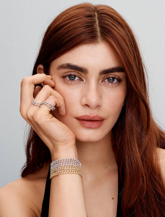 Pandora Anello Catena Maglia Cubana Pavè
