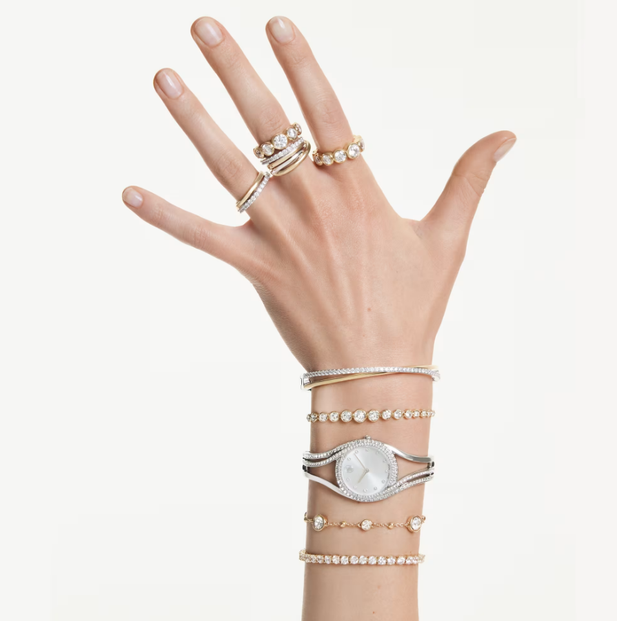 Swarovski 5740414 Cocktailring Hyperbola Weiß Größe 55 SW004147