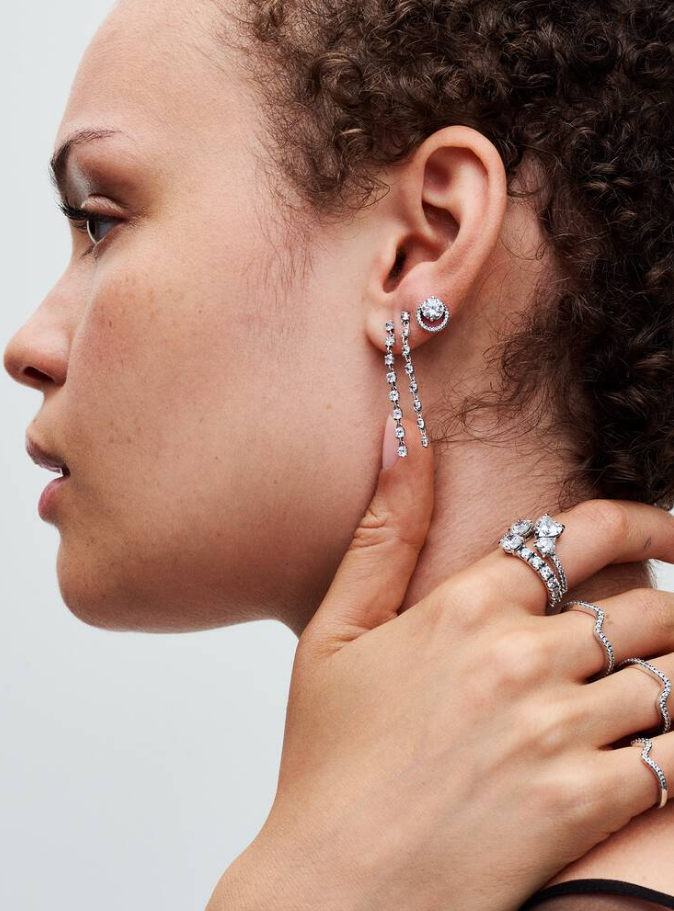 Pandora Anello Fascia Scintillante Intrecciata