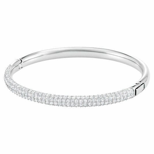 Swarovski 5032845 Rigid bracelet Stone White, Rhodium plated SIZE S