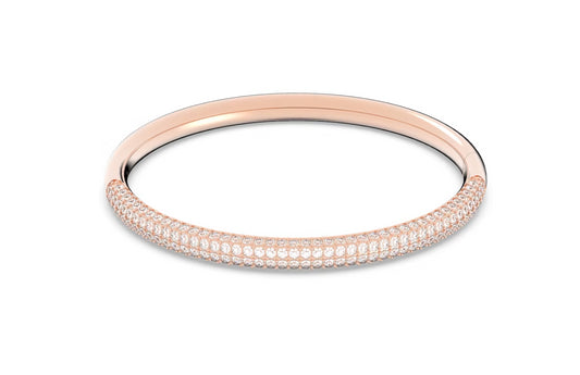 Swarovski 5032849 White Stone Bangle Rose gold tone finish