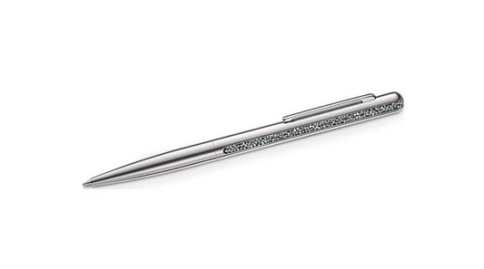 Swarovski 5595672 Crystal Shimmer Ballpoint Pen Silver Tone Chrome