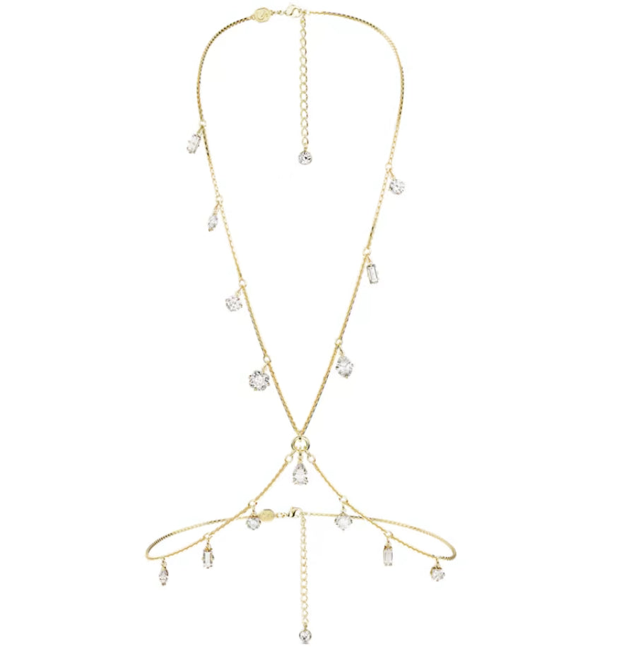 Swarovski 5670555 Gioiello per il corpo Dextera Taglio misto bianco Placcato Oro