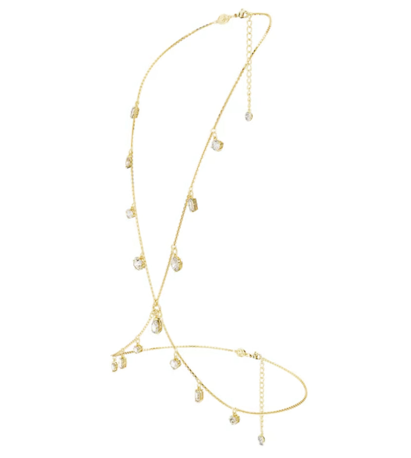 Swarovski 5670555 Gioiello per il corpo Dextera Taglio misto bianco Placcato Oro