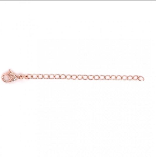 Swarovski 5000358 Rose Gold Tone Curved Link Extension