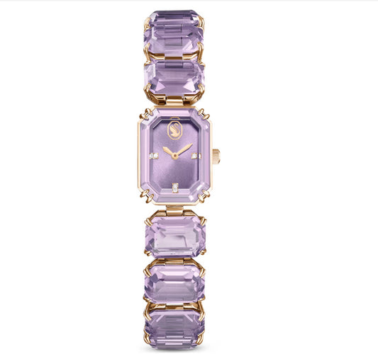 Swarovski 5722364 Orologio Bracciale con taglio Octagon, Viola