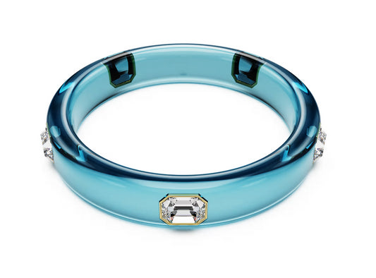 Swarovski 5714391 Bracciale rigido Dulcis Taglio ottagonale Blu