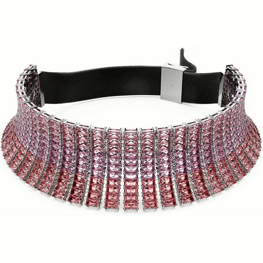 Swarovski 5705800 collana Choker Matrix rosa