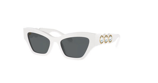 Swarovski 5691696 Occhiali da sole Forma Cat-eye Bianchi