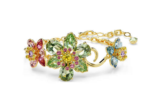 Swarovski 5717156 Braccialetto Idyllia Fiore Multicolore