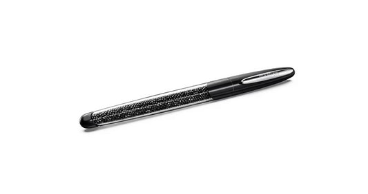 SWAROVSKI 5717137 Penna Roller Crystalline Nova Nera Cromato