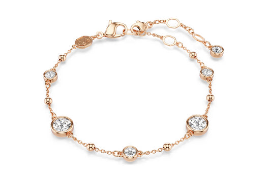 SWAROVSKI 5730677 Braccialetto Imber Taglio Round Bianco