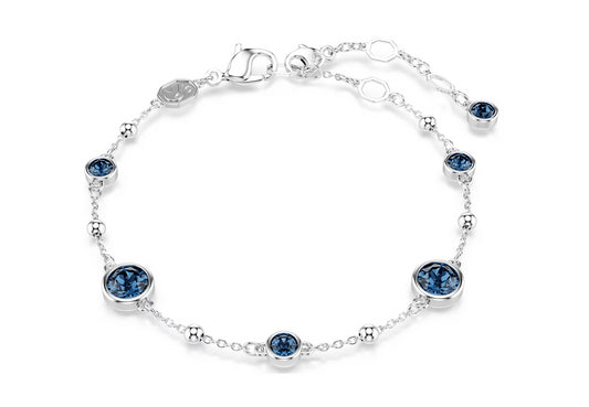 SWAROVSKI 5730679 Braccialetto Imber Taglio Round Blu