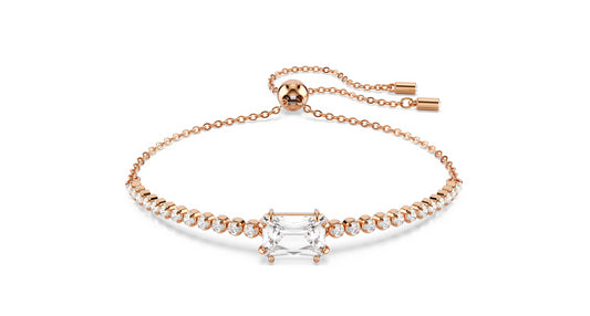 SWAROVSKI 5730706 Bracciale Tennis Matrix Taglio misto Bianco