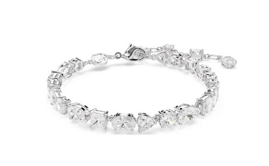 SWAROVSKI 5731959 Braccialetto Mesmera Taglio misto Bianco