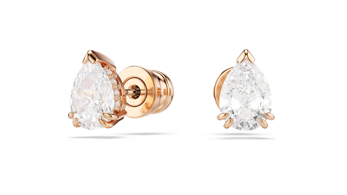SWAROVSKI 5734248 Orecchini a lobo Stilla Taglio Pear Bianchi