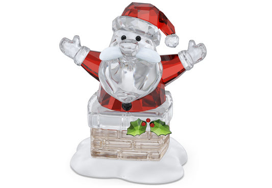Swarovski 5701507 Holiday Cheers Babbo Natale nel Camino