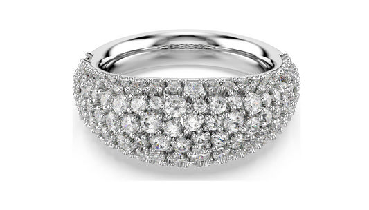 Swarovski 5737598 Anello Sublima Bianco Placcato rodio Taglia 52