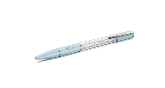 Swarovski 5730493 Penna a sfera Crystalline Blu Cromato