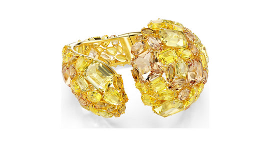 Swarovski 5734986 Bracciale rigido Gema Placcato color oro taglia L