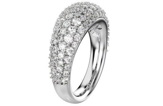 Swarovski 5737596 Anello Sublima Bianco Placcato rodio Taglia 58