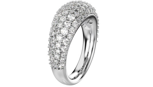 Swarovski 5737599 Anello Sublima Bianco Placcato rodio taglia 60
