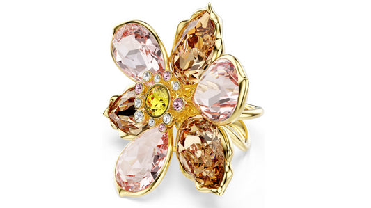 Swarovski 5736224 Anello con motivo Idyllia Taglio misto Fiore taglia 52