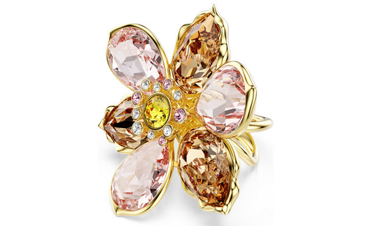 Swarovski 5732382 Anello con motivo Idyllia Taglio misto Fiore taglia 55