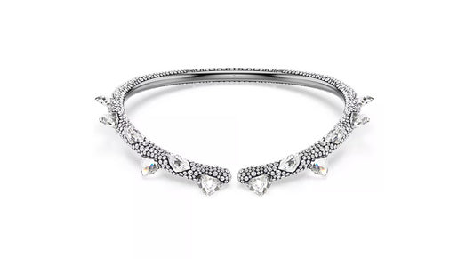 Swarovski 5723286 Girocollo Sublima Bianco Placcato rutenio