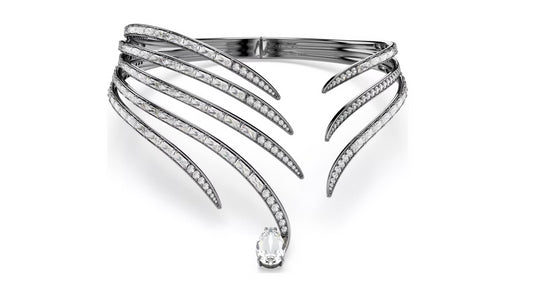 Swarovski 5734982 Girocollo The Vienna Collection Piuma Bianco taglia S