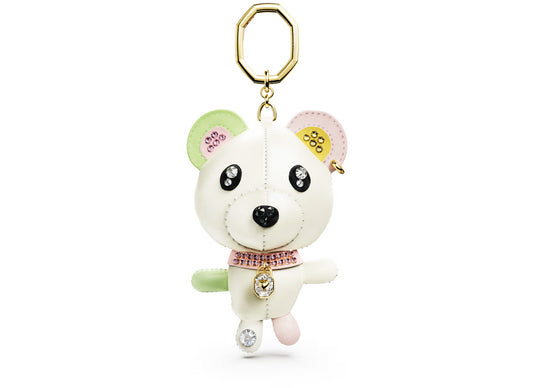Swarovski 5734069 Accessorio per borse Teddy Orso Multicolore Placcato oro