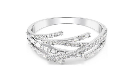 Swarovski 5726292 Bracciale rigido Matrix Taglio misto Bianco Taglia L