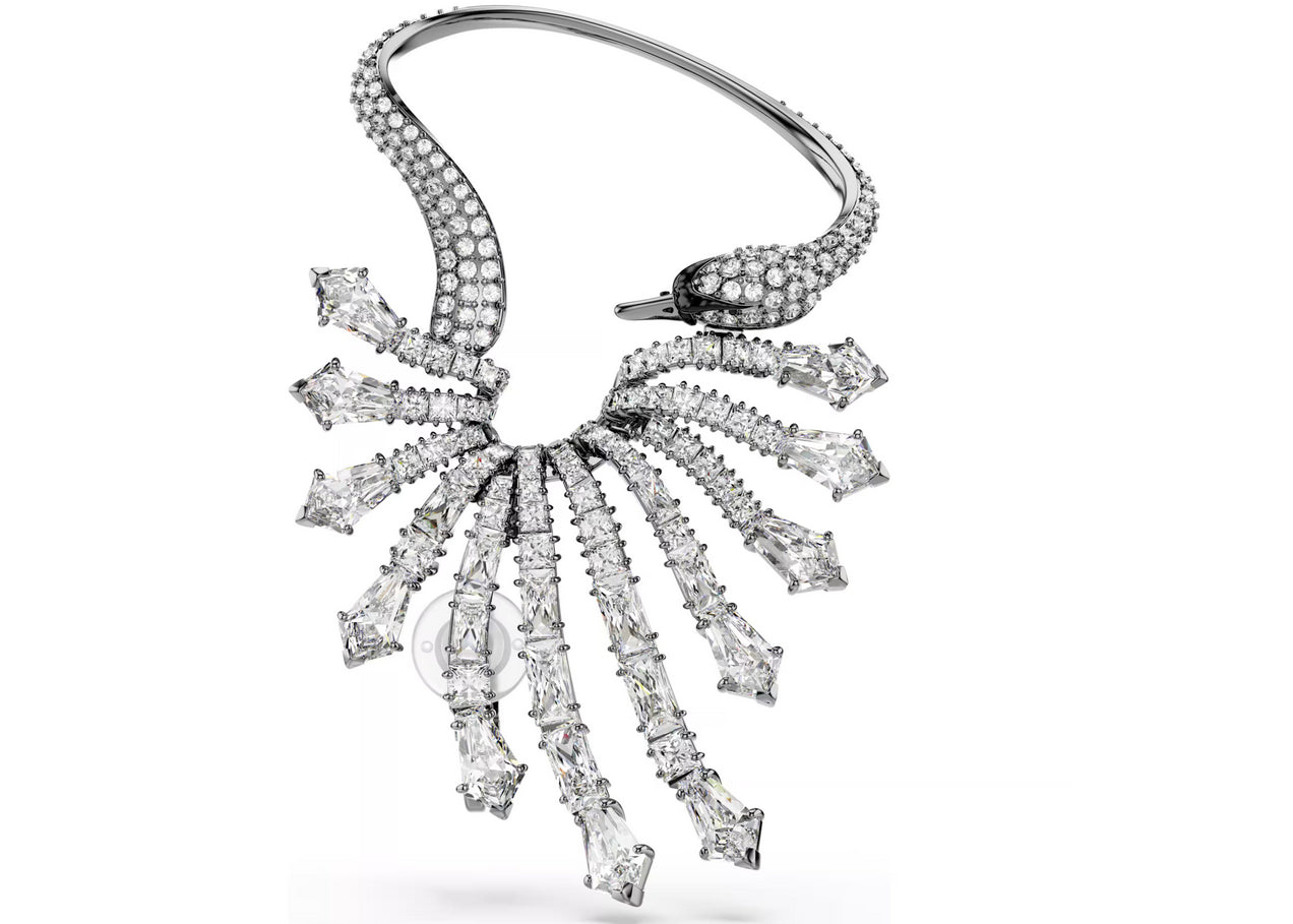 Swarovski 5709266 Orecchino ear cuff The Vienna Collection Cigno Bianco