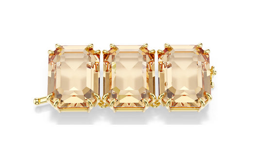 Swarovski 5737004 Extender Millenia Taglio ottagonale Caramello Placcato oro
