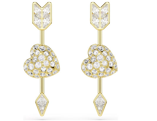Swarovski 5737295 Orecchini pendenti Idyllia Taglio misto Cuore con freccia